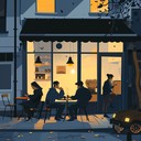 smooth, relaxing lofi music for a sophisticated urban evening