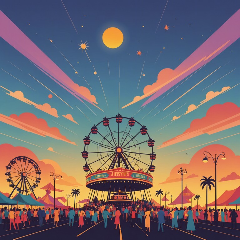 Dive deeper into the carnival experience with this track that accentuates the euphoric atmosphere of a bustling festival, driven by powerful beats and a compelling melody that captures the essence of celebration and communal joy.