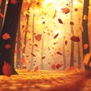 upbeat waltz capturing lively autumn atmosphere and energy