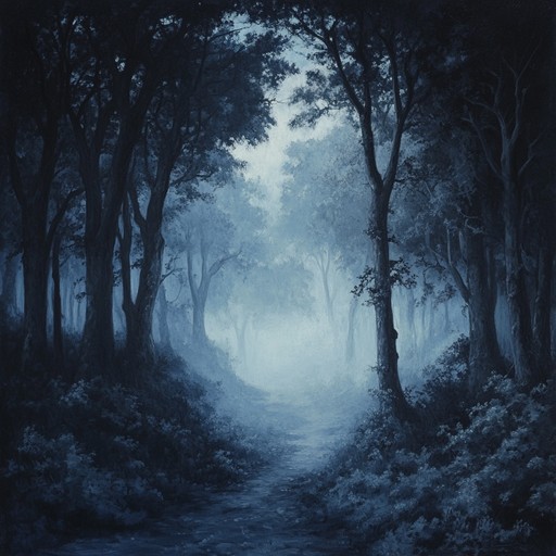 This instrumental dark folk composition invites listeners on a tranquil journey through ancient woodlands shrouded in moonlight. Gentle acoustic guitar melodies weave haunting tunes that soothe the spirit, while subtle atmospheric tones conjure images of mist laden paths and whispers among the trees. The music balances the melancholic beauty of the shadowed forest with moments of uplifting serenity, providing a deeply introspective and calming experience.