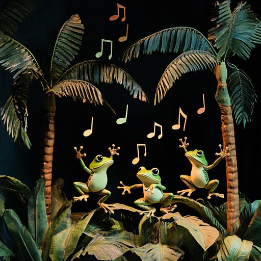 An instrumental reggae song that brings smiles with its joyful melodies, quirky sound effects, and energetic rhythms inspired by the playful spirit of tropical toads.