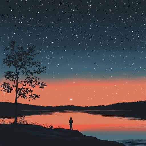 A haunting instrumental capturing the essence of solitude as one wanders alone under the serene finnish night sky. The piece combines the delicate tones of the kantele with subtle synth layers, evoking deep emotions.