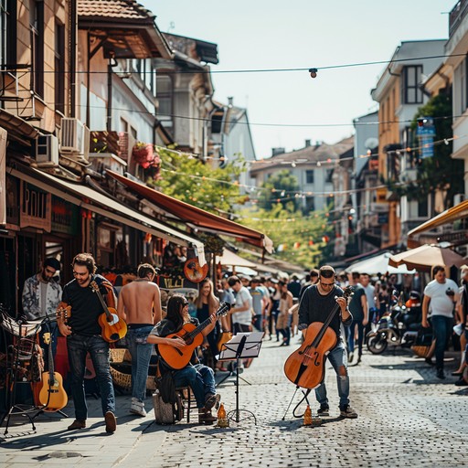 Dive into sofia's bustling streets with an energetic chalga tune that captures the essence of vibrant city life. With a blend of balkan rhythms and playful melodies, this track brings a delightful atmosphere perfect for lively gatherings.