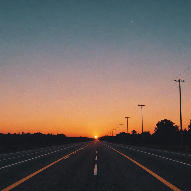 Imagine driving down an endless stretch of highway as the sun sets with hues of orange and pink in the sky, this song captures that sense of freedom and movement with a mixture of lively guitar riffs and steady drum beats that make you feel like you’re on an adventure.