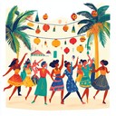 celebratory, eclectic rhythms from around the globe.