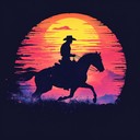 an upbeat instrumental capturing the spirit of the wild west.