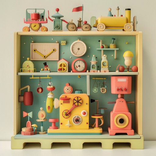 Nostalgic and playful melody fused with gentle mechanical sounds. Evoking the feel of a vintage toy store brought to life, ideal for light hearted, tender scenes.