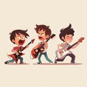 rhythmic rock melodies expressing kids' anger musically