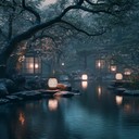 a gentle instrumental reflecting serene nights under japanese moon.