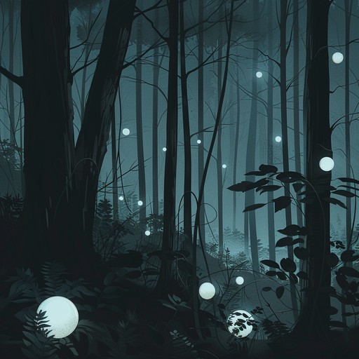 Explore the mystical forest at midnight with dark folk melodies intertwined with groovy rhythmic patterns, creating a unique atmosphere of haunting danceability.