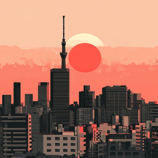 This track combines pulsating electronic music with traditional japanese instruments, evoking a spirited morning in tokyo bay. High energy beats fuse with the koto's plucked strings, creating an interesting layer of cultural synthesis. Perfect for those who enjoy a mix of modernity and tradition, this music invigorates and encapsulates the excitement of a vibrant metropolis waking up.