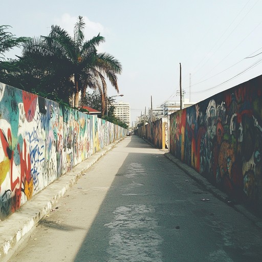 Melancholic trumpet lines dance with rhythmic drums, telling a lonely tale of wandering the vibrant and desolate streets of lagos, bringing out the contrast between solitude and city buzz.