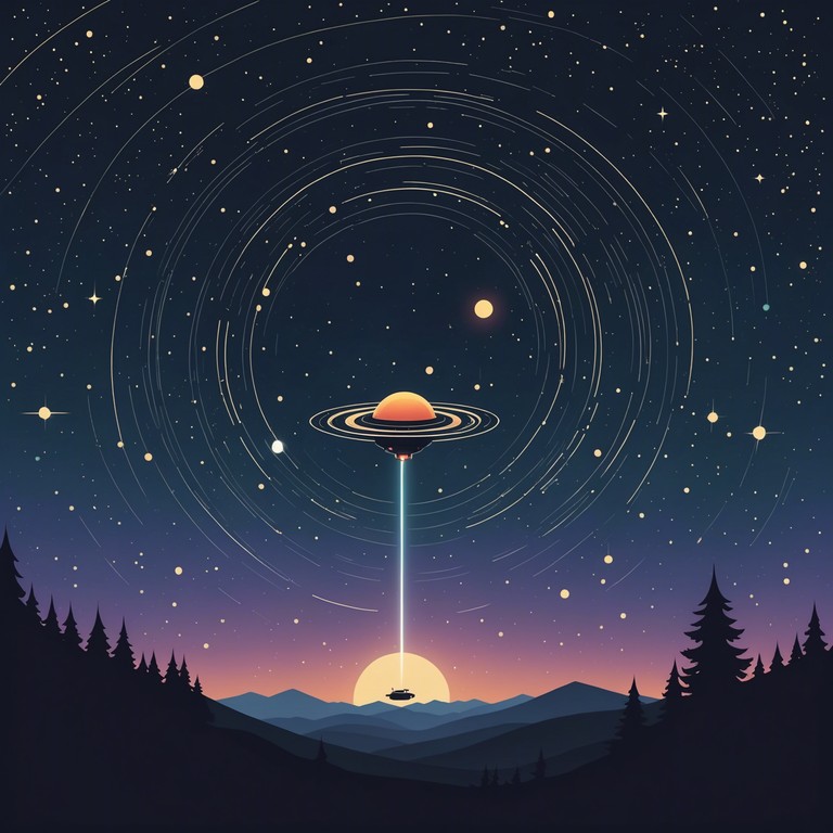 This track combines ethereal synth sounds with traditional dub reggae elements, creating a soundscape that feels like traveling through mysterious alien landscapes. The slow, steady rhythm is interspersed with echoing effects that give a sense of vast, open space, inviting the listener to a journey through uncharted cosmic territories.