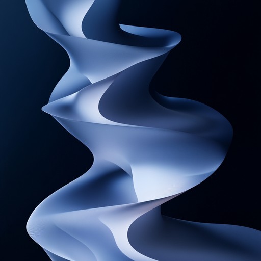An instrumental track weaving gentle synthesizer melodies and atmospheric layers, creating a calming darkwave soundscape that evokes serenity and introspection