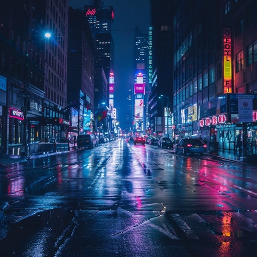 This instrumental track captures the raw energy of neon soaked city streets at midnight. With a gritty glam rock edge, distorted guitars meld with electrifying synths to paint a sonic picture of rebellion and raw emotion. Perfect for evoking the feel of an untamed urban jungle, where the bright lights clash with the shadows.