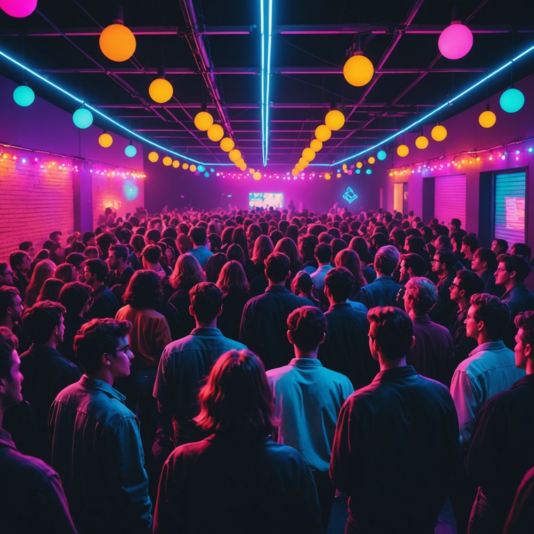 Imagine stepping into a vibrant 80s dance club, where the neon lights and electric beats create an unforgettable party atmosphere. This song is an anthem for those moments of pure joy and celebration, complete with pulsating synth melodies and a contagious rhythm.