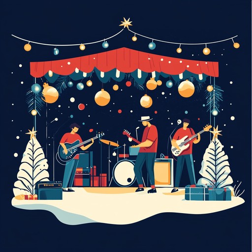 A vibrant fusion of funky bass, snappy drums, and festive melodies, creating an irresistible groove perfect for holiday parties and celebrations