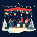 an instrumental funk track bringing festive cheer and groovy beats