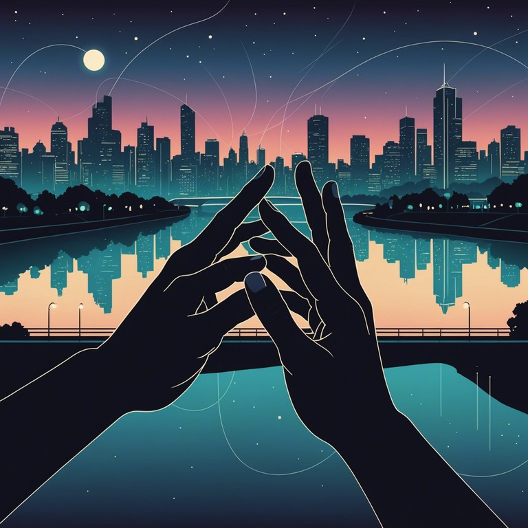 Soft and soothing synthesizer tones narrate a tale of romance that dances through the bustling city nights, offering a dream like escape into a world of affection and connection.