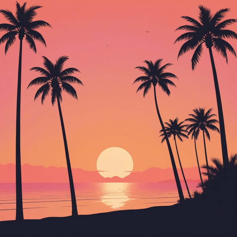 This track embodies a peaceful, soothing aura perfect for relaxation or background music. It captures the essence of a gentle sea breeze and swaying palm trees on a pristine caribbean beach. The laid back rhythms and melodious guitar lines evoke feelings of sitting by the sea with the sun setting in the distance.