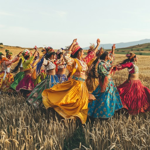 This composition celebrates the cycle of sowing and reaping in the punjabi heartlands through a powerful sonic synthesis of acoustic folk instruments and cutting edge electronic music. It aims to evoke feelings of communal joy and the vibrant spirit of punjabi culture.