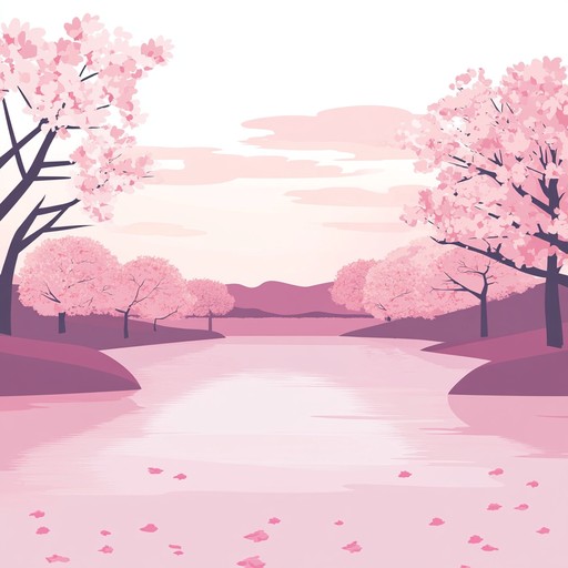 This instrumental j pop piece evokes the serene beauty of cherry blossoms in full bloom, capturing the peaceful essence of a quiet spring day in japan. Soft melodies and gentle rhythms blend seamlessly to create a soothing atmosphere that calms the soul.