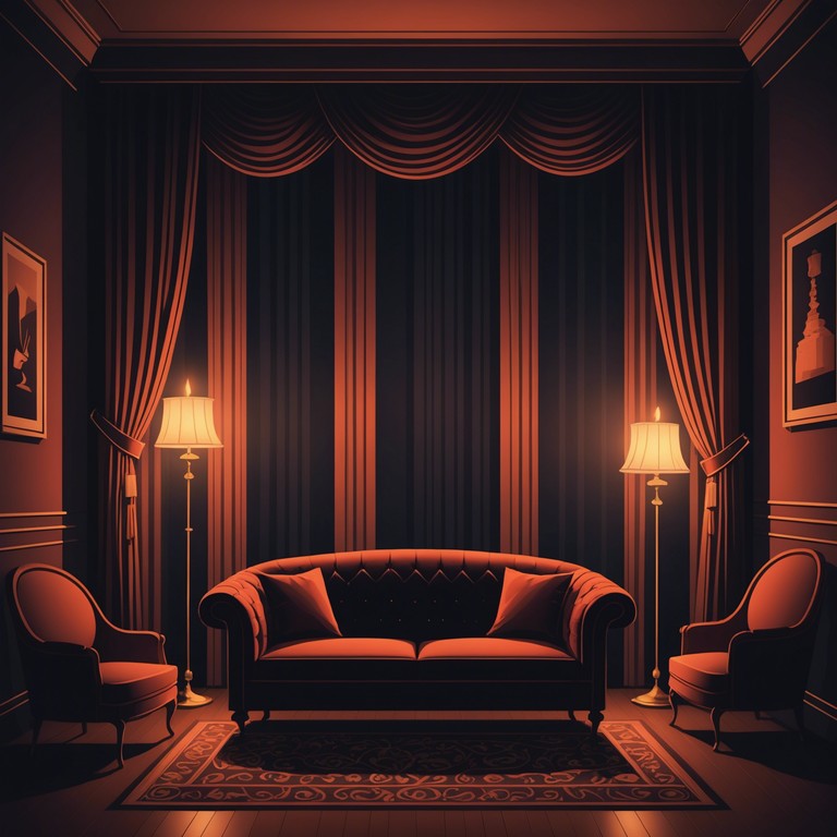 Velvet nights cascade evokes a world of intimate, glamorous evenings, combining sensuous, flowing melodies with a sparkling, lush arrangement. The track features the smooth tones of an electric guitar, ideal for setting a decadent, sumptuous mood in a sophisticated, opulent setting.