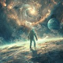 celestial rhythms with deep pulsating beats and synth textures