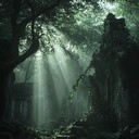 an ethereal journey through mystical forests and forgotten ruins.