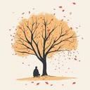 instrumental piece evoking reflection and nostalgia in autumn