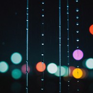 solitary reflections in a neon lit world