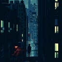 a dark, atmospheric phonk track capturing the essence of solitude in urban landscapes