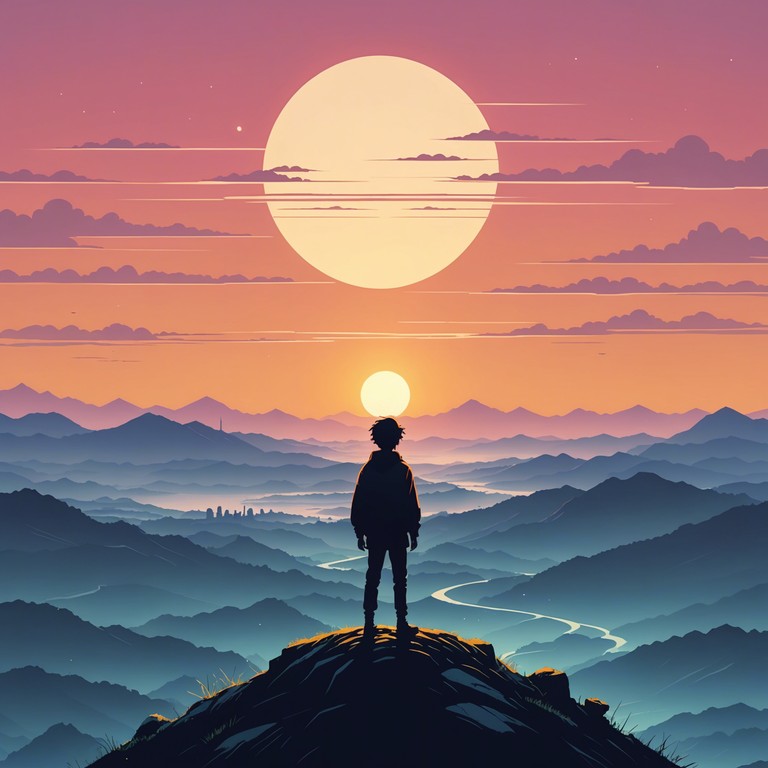 Imagine a song that encapsulates the spirit of a new adventure in an anime series, featuring exhilarating rises and emotional dynamics that capture the essence of youthful energy and the promise of unexplored territories. This track serves as the perfect opening theme, embodying the excitement and optimism of confronting new challenges with a heart full of dreams.