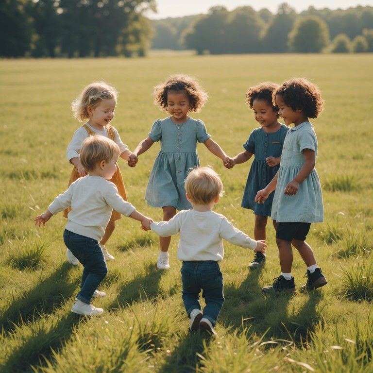 A serene yet playful melody that captures the essence of childhood joy and innocence, using soft xylophone taps and a simple, repetitive tune perfect for kindergartens and early learning environments.