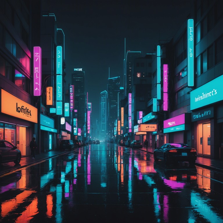 A track that feels like wandering through a futuristic cityscape at night, where jazz and electronic music blend seamlessly, creating a soundtrack for the urban explorer.