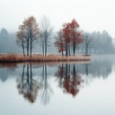 a gentle composition embodying autumn's calm and reflective ambiance