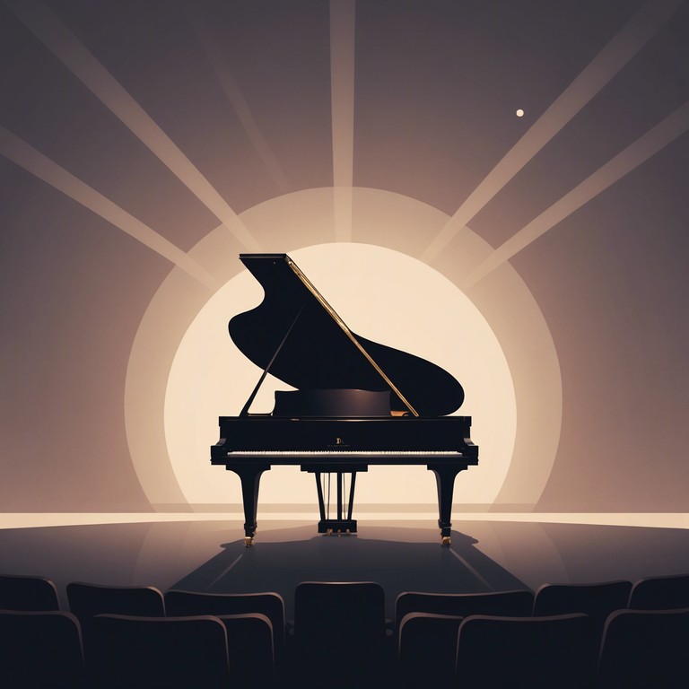 This composition captures the essence of a dimly lit cabaret where tender emotions are laid bare through the soft keys of piano. Each note weaves a narrative of intimacy and understated elegance, perfect for a reflective evening.