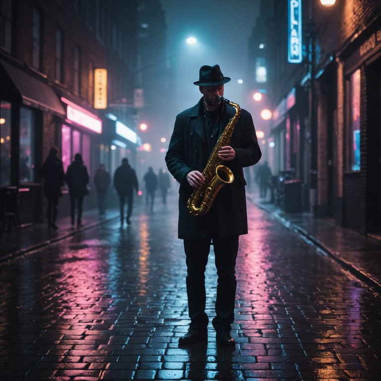 An auditory journey through the luxurious side of urban nightlife, combining the allure of a smooth saxophone with the timeless elegance of jazz infused melodies.