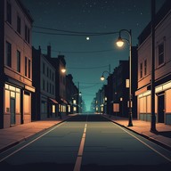 relaxing funk in serene nightscape