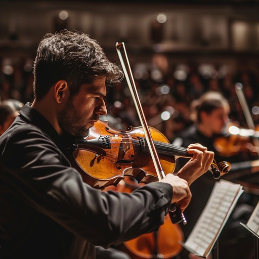 This neoclassical symphony is a passionate concerto featuring sweeping emotional dynamics and intricate harmonies, expressing love’s fervent and powerful drama through masterful orchestration.