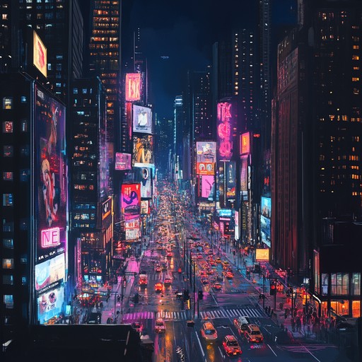 Immerse yourself in urban neon glow with pulsating rhythms and dreamy soundscapes. The track evokes the feeling of wandering through a futuristic city, illuminated by the glow of neon lights. With deep bass lines, atmospheric synths, and a steady beat, it captures the essence of a nocturnal metropolis. Perfect for late night drives or introspective moments in the city.