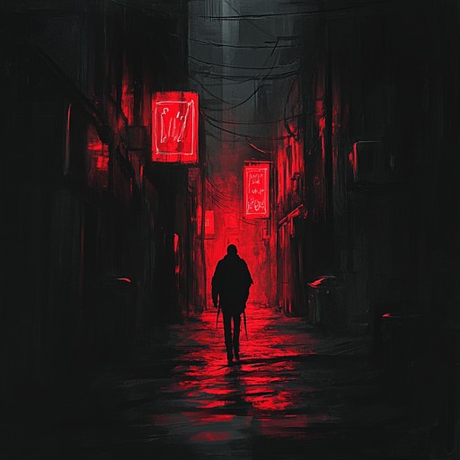 A deep and introspective instrumental rap track that fuses haunting melodies with dark beats, creating an atmosphere of mystery and urban solitude.