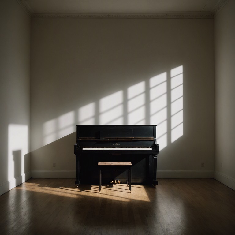 A tender, nostalgic piano composition, echoes through silence captures the essence of reminiscence and intimacy, as if the player is conversing with the memories. The track serves as a bridge connecting the listener to their forgotten past, embodied in every sustained note and quiet pause.