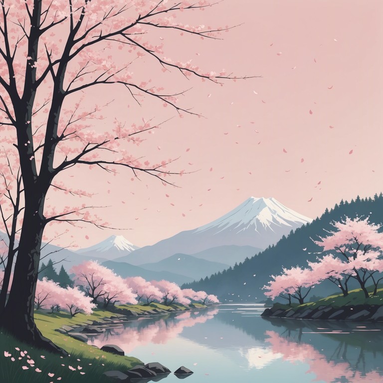 An instrumental piece that evokes the delicate beauty of cherry blossoms through a fusion of acoustic guitar melodies and j pop sensibilities. The music is crafted to transport the listener to a serene, blossom lined pathway in spring, where each note mirrors the gentle fall of sakura petals.