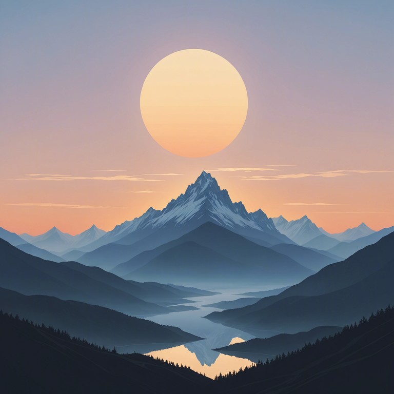 This piece combines robust orchestral layers with a breathtaking sense of a fresh new day dawning over majestic mountain ranges, providing an uplifting and invigorating experience. Perfect for inspiring moments or a reflective pause in a busy day.