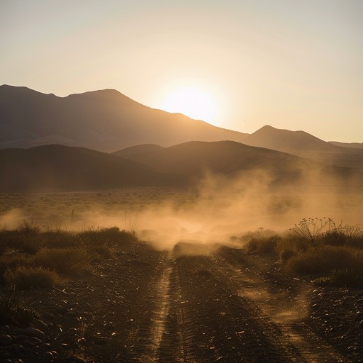 A spirited country rock anthem with fast paced acoustic guitar strokes and relentless drum rhythms, evoking the joy of trailblazing adventures and the excitement of the open road.