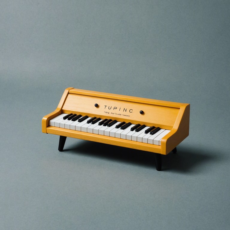 This track features a gentle tapestry woven by a toy piano, providing a lulling, serene soundscape ideal for relaxation or gentle background music. With each note, the music mimics the enchanting sound of a distant childhood, filled with playful whispers and tender echoes, inviting listeners into a state of blissful calm.