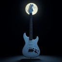 an instrumental blues rock melody of love under moonlight