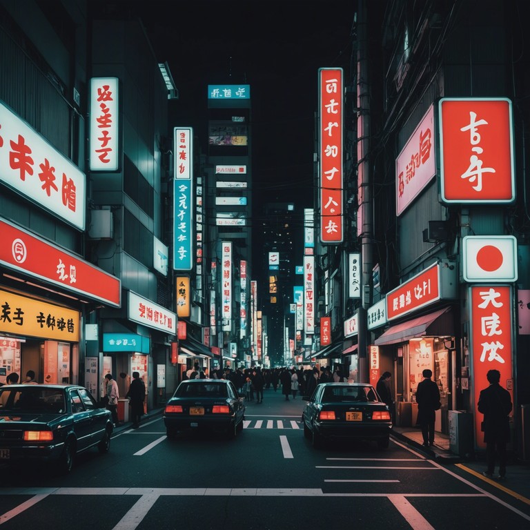 Invoking the quiet whispers of tokyo's alleyways lit by the neon glow, this version accentuates the interplay between modernity and tradition, crafting an immersive auditory journey through their fusion.