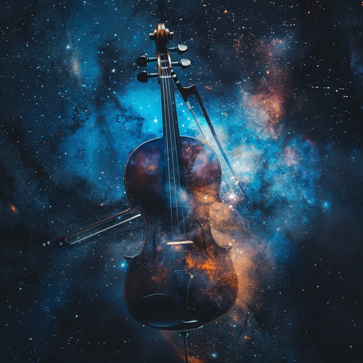 Explore an otherworldly symphonic rock piece blending powerful orchestral layers with enigmatic rock elements. Haunting choirs and soaring electric guitar solos lead you through a cosmic journey that evokes awe, mystery, and deep reflection.